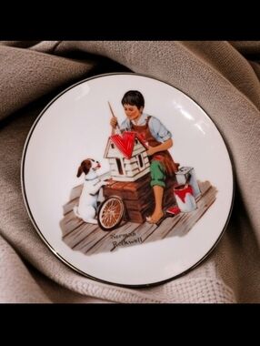 Vintage Norman Rockwell Porcelain Plate